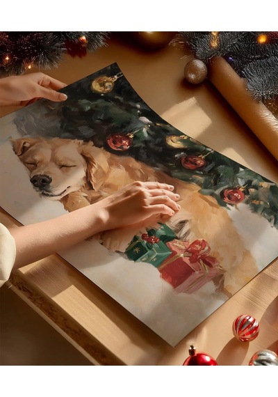 Çerçevesiz Poster Uyuyan Dost