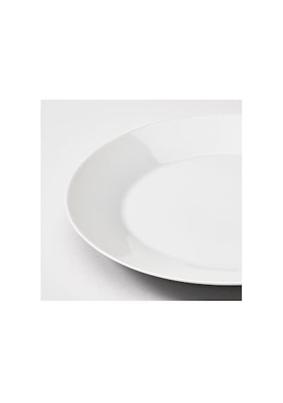 Ikea 365+ Porselen 6 Kişilik 18 Parça Yemek Takımı 17-27 Cm Beyaz Yuvarlak