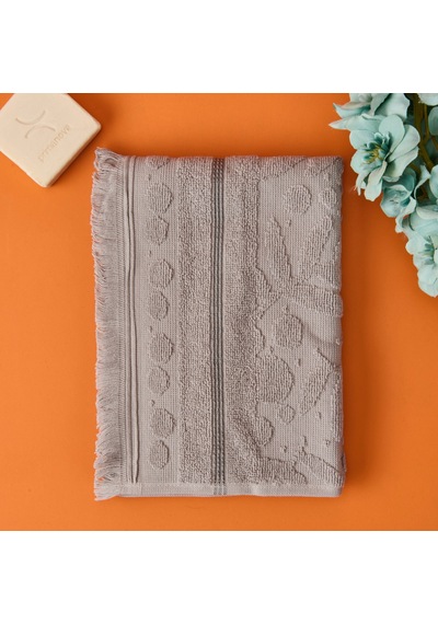 Soft Zeleno Ayak Havlusu - Krem - 50x70 Cm Renkli