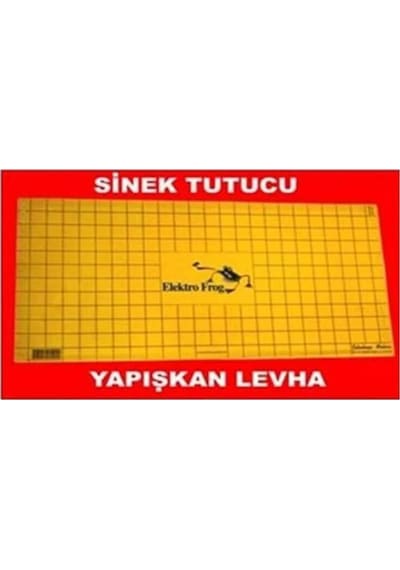 100Adet Sinek Bantı 60X30Cm Yapışkanlı Tutucu Çekici Levha Sarı