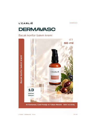 L'carlıe Dermavasc Bacak Ve Vücut Bakım Kremi 50 Ml