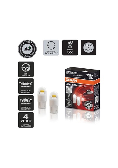 W5w 12 V Beyaz Led Ph7010 1 Adet