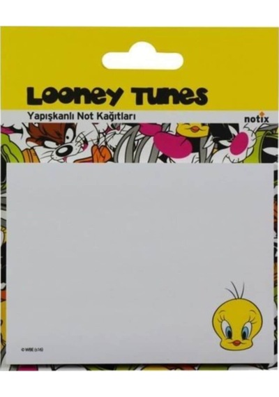 Yapışkanlı Not Kağıdı Looney Tunes Desenli 50 Yp 100x75 Looney-k-fp