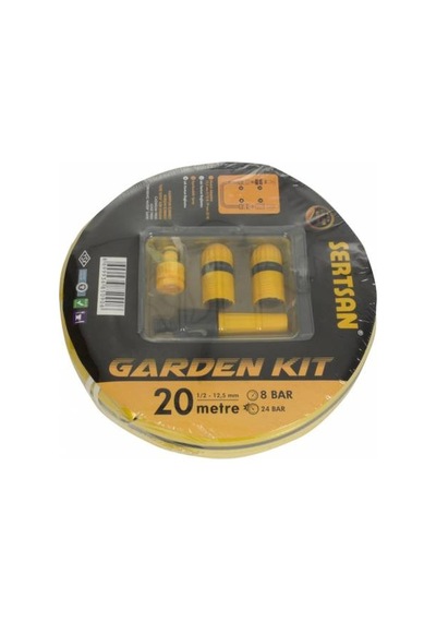 Sertsan Garden Kit - Bahçe Hortum Seti 1/2" 20 Metre