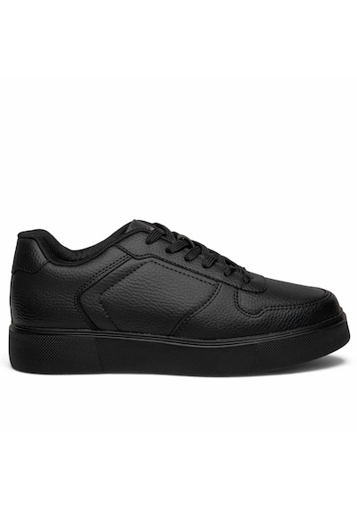 Volis M-26549 Siyah Bağcıklı Memory Foam Taban Günlük Erkek Sneaker Ayakkabı