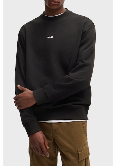 Boss Erkek Sweat 50514541 001 Siyah Siyah
