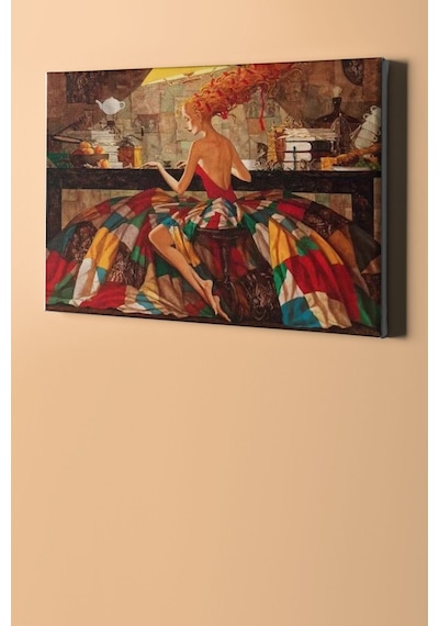 Webstyle Sayılarla Boyama Seti Kasnaklı Rengarenk Elbise 40 X 50 Cm
