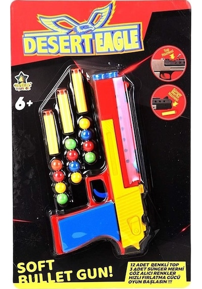 Erdem Oyuncak Desert Eagle Sünger Mermi Atan Tabanca Er-Des-02