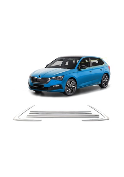 Nova Krom Skoda Scala Krom Cam Çıtası 6 Prç 2019 Üzeri