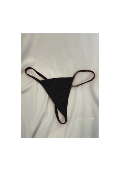 Vetopazar Kadın Siyah Tanga Külot String