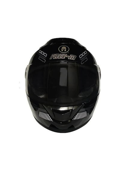 Free-M Evo Full Face Abs Material Güneş Vizörlü Motosiklet Kaskı Gri - Siyah
