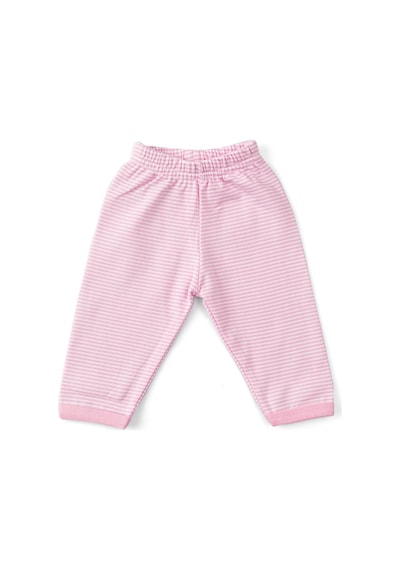 Uygun Bebe 2'li Pamuklu Patiksiz Bebek Pantolonu Pembe