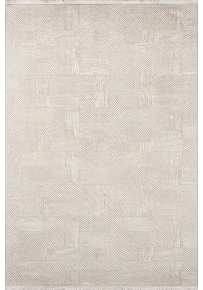 Konfor Leo 2969 Modern Dokuma Halı Krem
