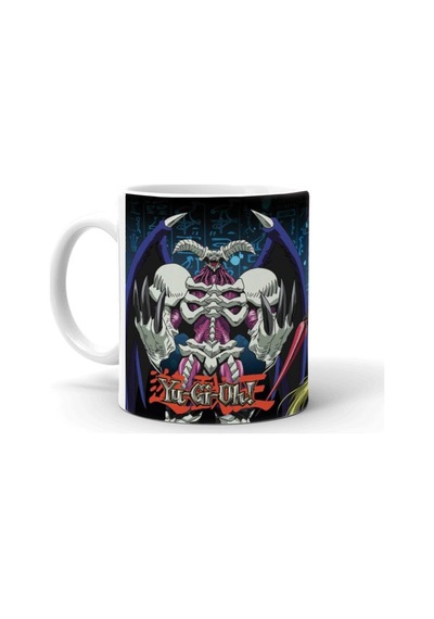 Yu Gi Oh Baskılı Seramik Beyaz Kupa