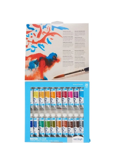 Talens Van Gogh Tüp Sulu Boya Seti 20 Renk X 10 Ml. Karton Kutu Çok Renkli