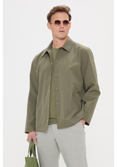 AC&Co / Altınyıldız Classics Erkek Hakı Standart Fit Normal Kesim Gömlek Yaka Cepli Rahat Mont Haki AC&Co / Altınyıldız Classics Erkek Hakı Standart Fit Normal Kesim Gömlek Yaka Cepli Rahat Mont Haki