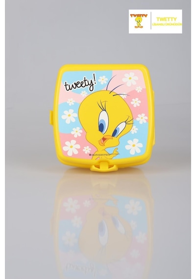 Lisanslı Tweety 2 Katlı Beslenme Kutusu / Lunch Box