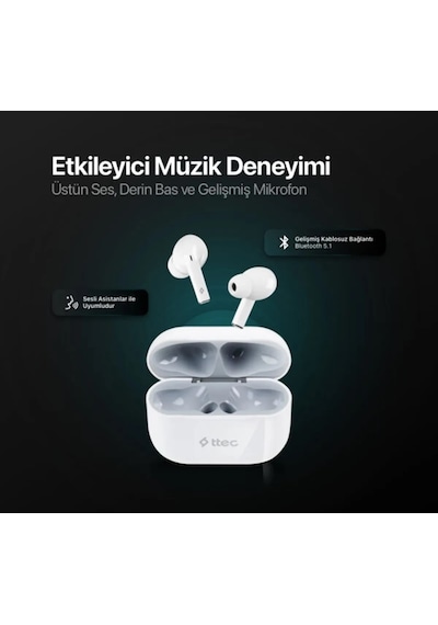 Ttec Airbeat Plus Gerçek Kablosuz Tws Bluetooth Kulaklık