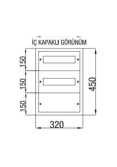 Çetinkaya 32x45x15 24 Ad. Sigorta + Pako Yeri Mevcut
