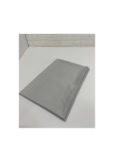 Çizgili Tek Masa Örtüsü Colber 160x220cm Gri Diğer