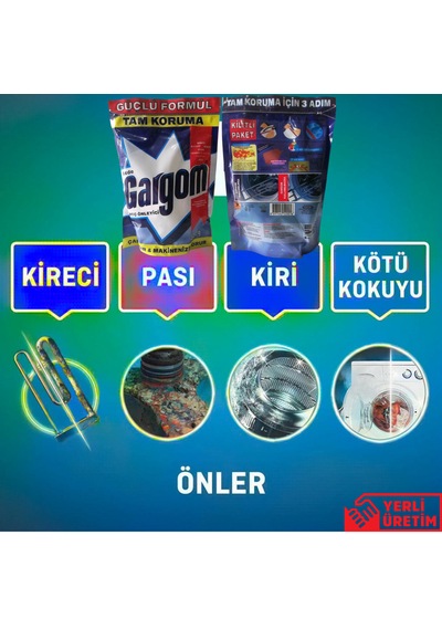 Gargom Kireç Önleyici 8 x 500 G