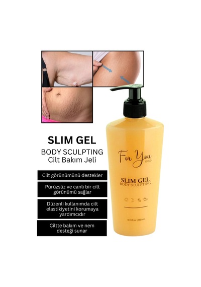 Sıkılaştırıcı - Incelme - Toparlayıcı - Selülit & Çatlak Gidermeye Yardımcı Vücut Slim Jel