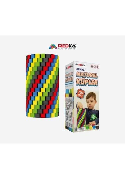 Redka Renkli Natural Küpler 100 Parça
