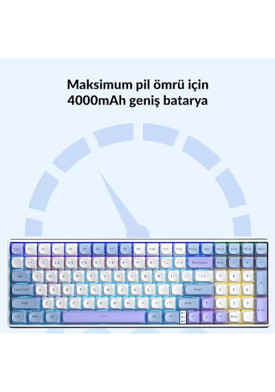 Aula S100 Pro Red Switch How Swap Rgb Mekanik Klavye Bluetooth Kablolu Kablosuz Bağlantı Mavi