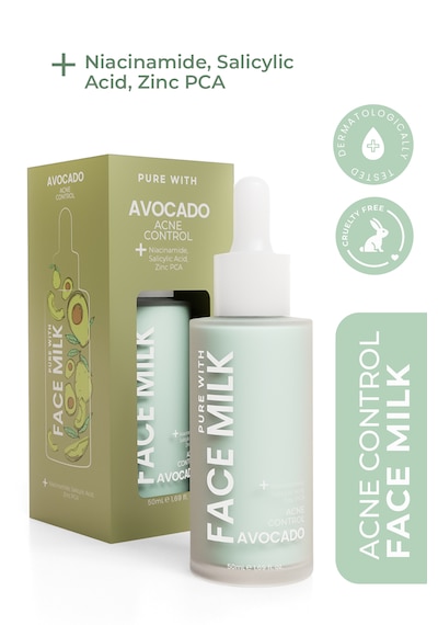 Avokado Özlü Akne/leke Karşıtı Onarıcı Yüz Sütü 150 Ml Niacinamide, Salisilik Asit, Zinc