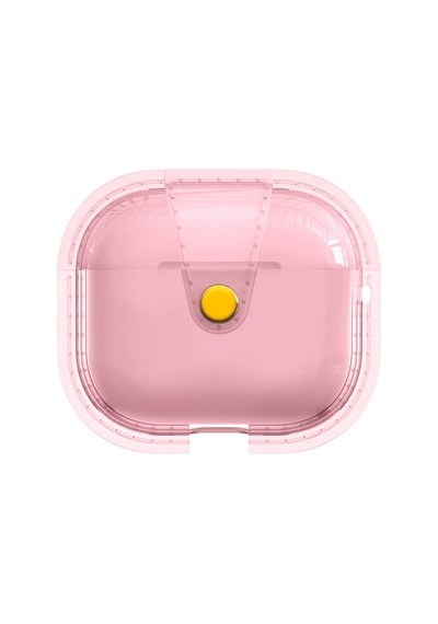 Xemu Apple Uyumlu AirPods 3. Nesil Airbag 33 Darbelere Karşı Dayanıklı Magnetik Kılıf-pembe Pembe