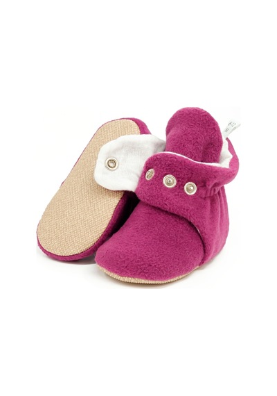 Ella Bonna Kaydırmaz Taban Polar Pamuk Astarlı Unisex Bebek Çocuk Ev Terliği Basic Mor - 561957207 Mor - 561957207 Mor
