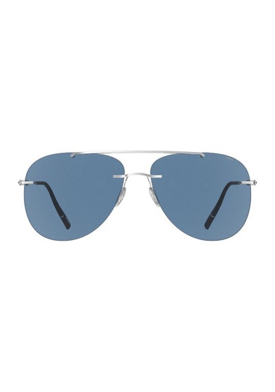 Silhouette 8751 75 7000 Unisex Güneş Gözlüğü Mavi