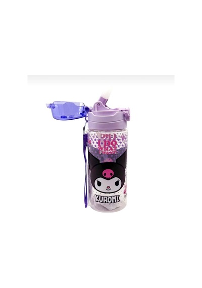 Pipetli Kuromi Kız Çocuk Spor Matara 500 Ml Çok Renkli -çok Renkli