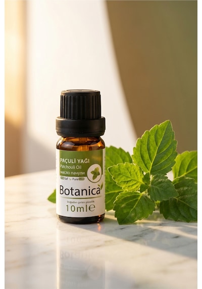 Botanica %100 Saf Paçuli Yağı Doğal Parfüm Meditasyon Aromaterapi Uçucu Bitkisel Lüks Bakım Damla 10 Ml 10 ML
