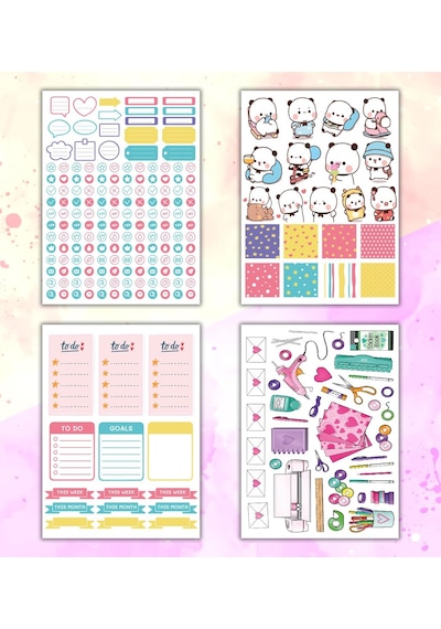 Girl Power My Dıy Sticker Book 24 17 Cm 16 Sayfa Özel Tasarım Rengarenk Sticker Kitabı 1