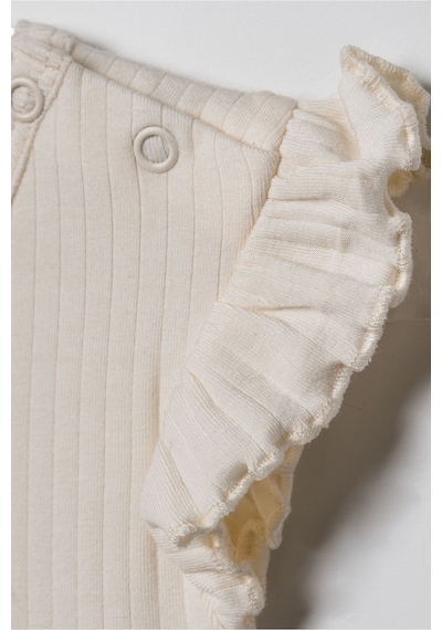 Babycosy Organic Wear %100 Organik Pamuk,2 Li Kız Bebek Tulum,fırfırlı Kısa Kol,yazlık Tulum Set,0-24 Ay,bebek Serisi Ekru Babycosy Organic Wear %100 Organik Pamuk,2 Li Kız Bebek Tulum,fırfırlı Kısa Kol,yazlık Tulum Set,0-24 Ay,bebek Serisi Ekru