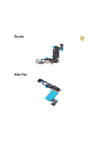 iPhone Uyumlu 6s Plus Şarj Soketi Uzay Grisi Şarj Bordu Şarj Film Kablosu Şarj Soketi Bağlantı Kablosu
