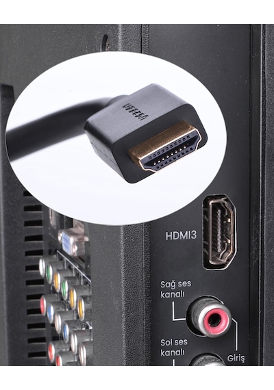 Uhd 4k Yüksek Hızlı Ethernet Ve Hdmı Kablosu, 1.5 Metre, 60820