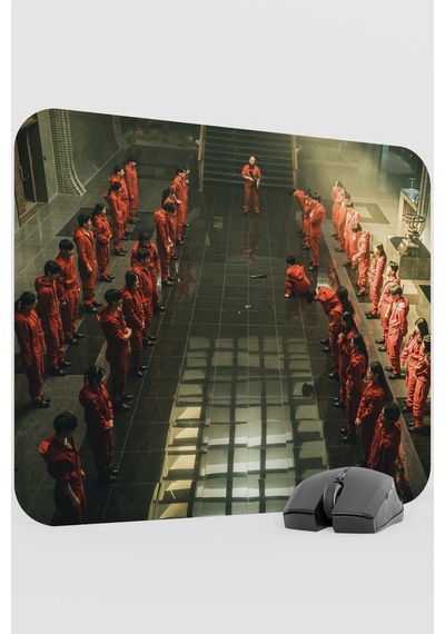 La Casa De Papel Kore V4 48x40 Xl Gaming Kauçuk Kaymaz Taban Mouse Pad Fare Altlığı