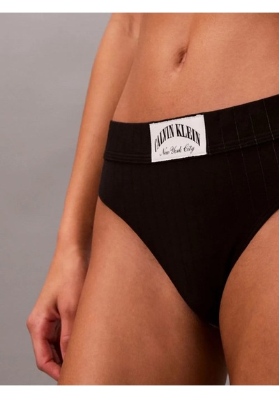 Calvin Klein Kadın Marka Logolu Günlük Kullanıma Uygun Siyah Külot-15916