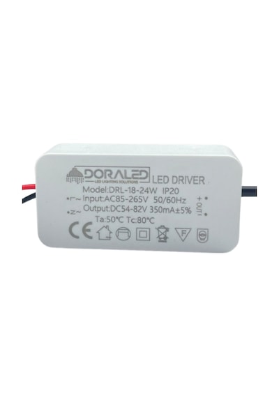 18-25X1W 320-350Ma 57-83V Power Led Driver IP20 Power Led Sürücü