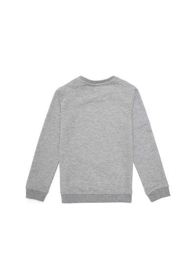 U.S. Polo Assn. Erkek Çocuk Gri Melanj Bisiklet Yaka Sweatshirt 50289143-VR086
