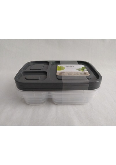 3 Bölmeli Smart Dikdörtgen Saklama Kabi Hobby Life Plastik Diğer