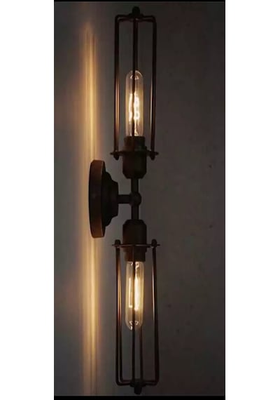 Riolight Retro Tavan-duvar Aplik -armatür Siyah