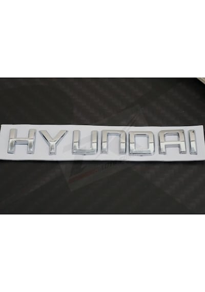 Hyundai Krom Bagaj 3m 3d Krom Abs Logo Amblem