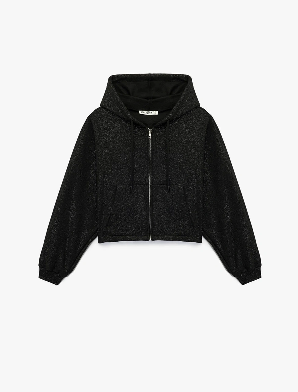 Koton Siyah Kadın Sweatshirt 6wal10488ık Siyah