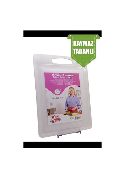 Jenerik Kesme Tahtası Plastik Büyük Kesme Sunum Tahtası Kesim Panosu 225x325 Mm Royaleks-fr-108 Çok Renkli