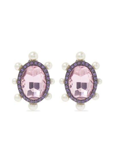 Regency Stud Earrings Kadın Küpe 1x1x0.5 Cm Pembe