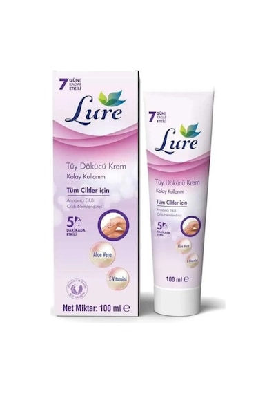 Lure Tüm Ciltler İçin Tüy Dökücü Krem 100 ML