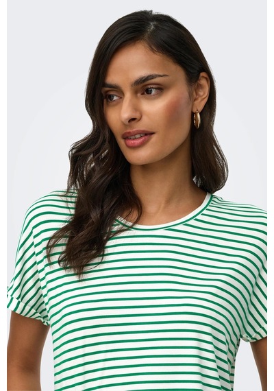 Jdy Jdysıssy Kadın Basic T-shirt Kısa Kollu O-neck T-shirt Yeşil